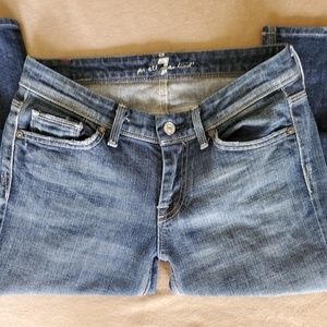 7 for all mankind bootcut  jeans. Cute pocket details